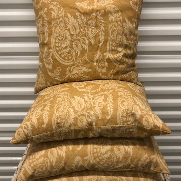 Set|6 Pottery Barn Pillow Covers + Down Inserts - Picture 3 of 3